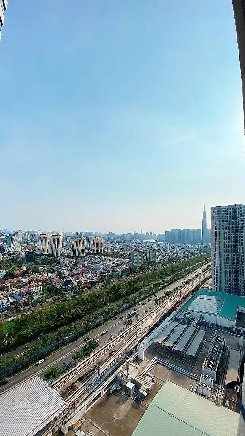 Apartment Monmon Apt - Masteri Thao Dien - 3Br - River & Landmark 81 View Ho Chi Minh City